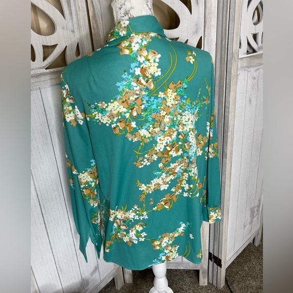 Vintage Lord & Taylor Woman’s Blouse Large Microfloral cottagecore button-up - Picture 2 of 5